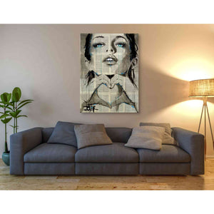'All You Need is Love' by Loui Jover, Canvas Wall Art,40 x 54