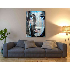 'Blue Sway' by Loui Jover, Canvas Wall Art,40 x 54