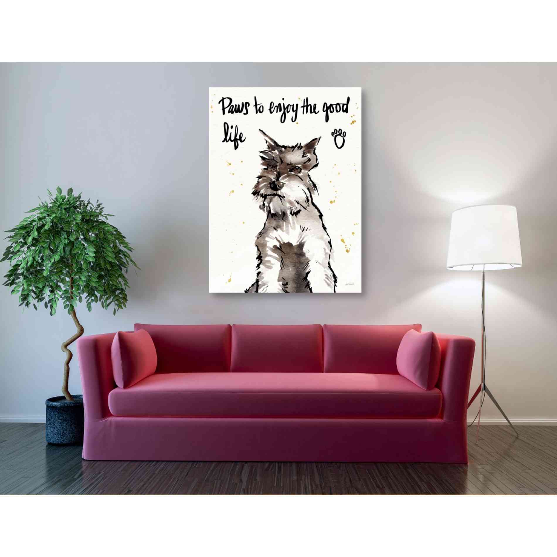'Strike a Paws XIV' by Anne Tavoletti, Canvas Wall Art,40 x 54