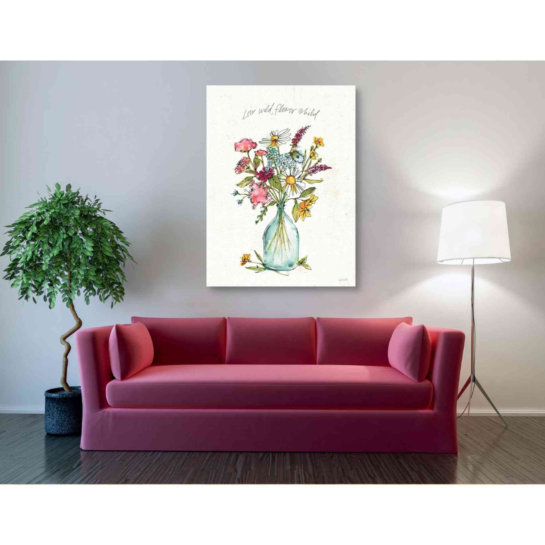 'Simply Petals II' by Anne Tavoletti, Canvas Wall Art,40 x 54