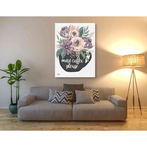 'More Coffee Please' by Michele Norman, Canvas Wall Art,40 x 54