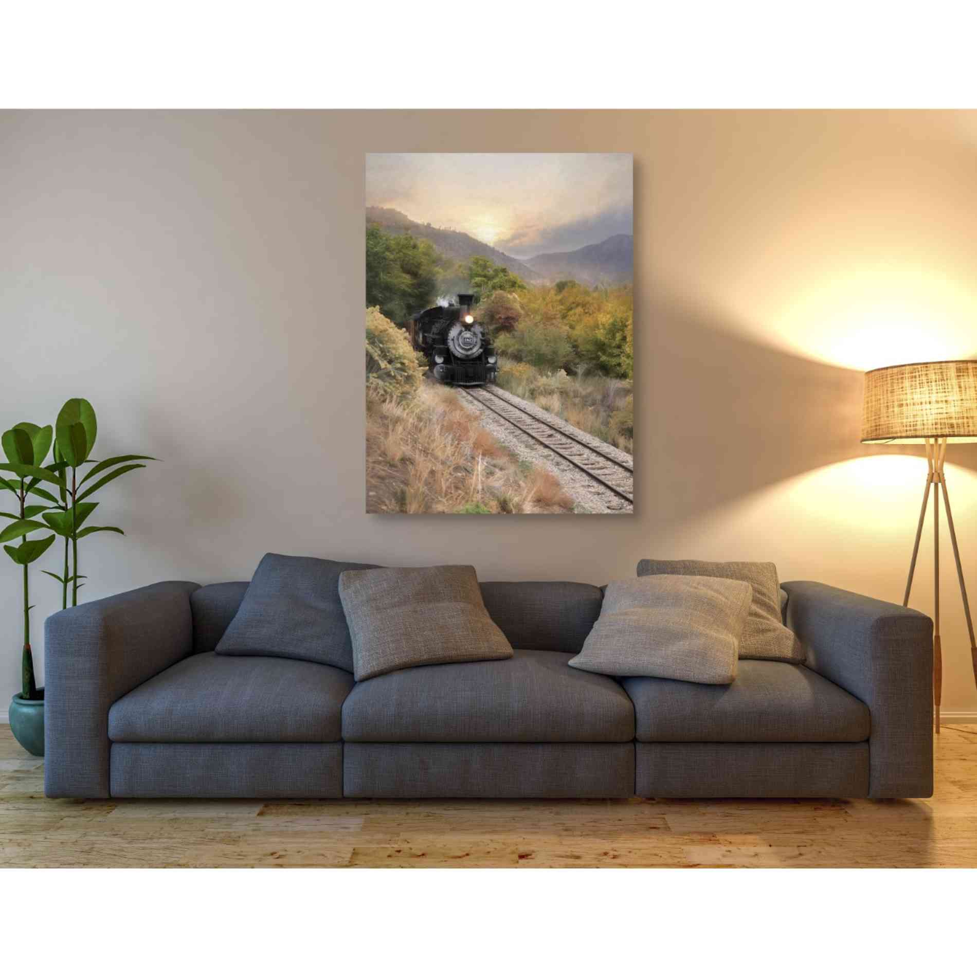'Durango Train at Sunset' by Lori Deiter, Canvas Wall Art,40 x 54
