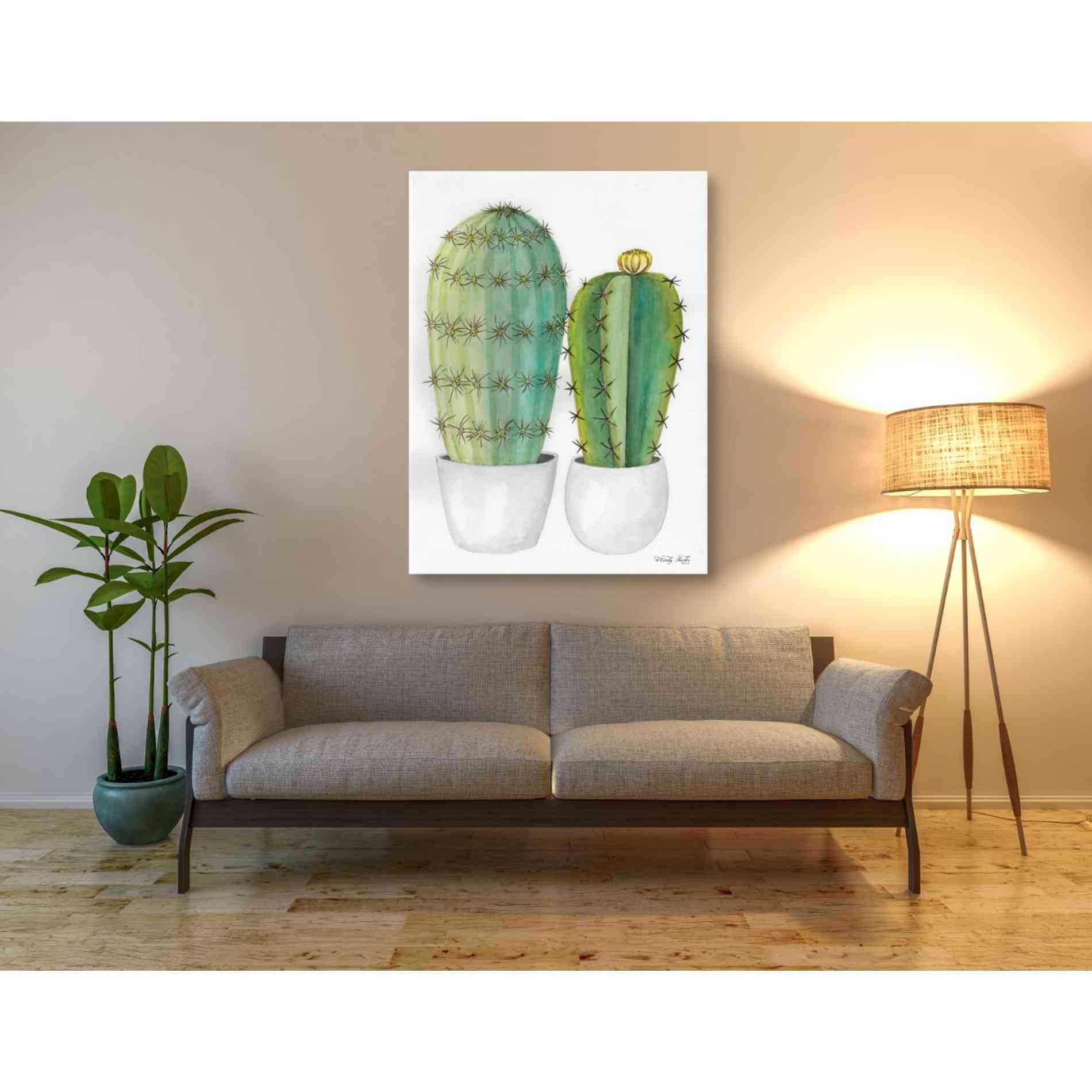 'Cactus Love' by Cindy Jacobs, Giclee Canvas Wall Art