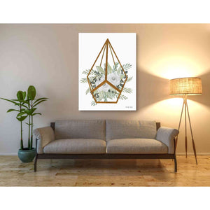 'Gold Geometric Diamond' by Cindy Jacobs, Canvas Wall Art,40 x 54