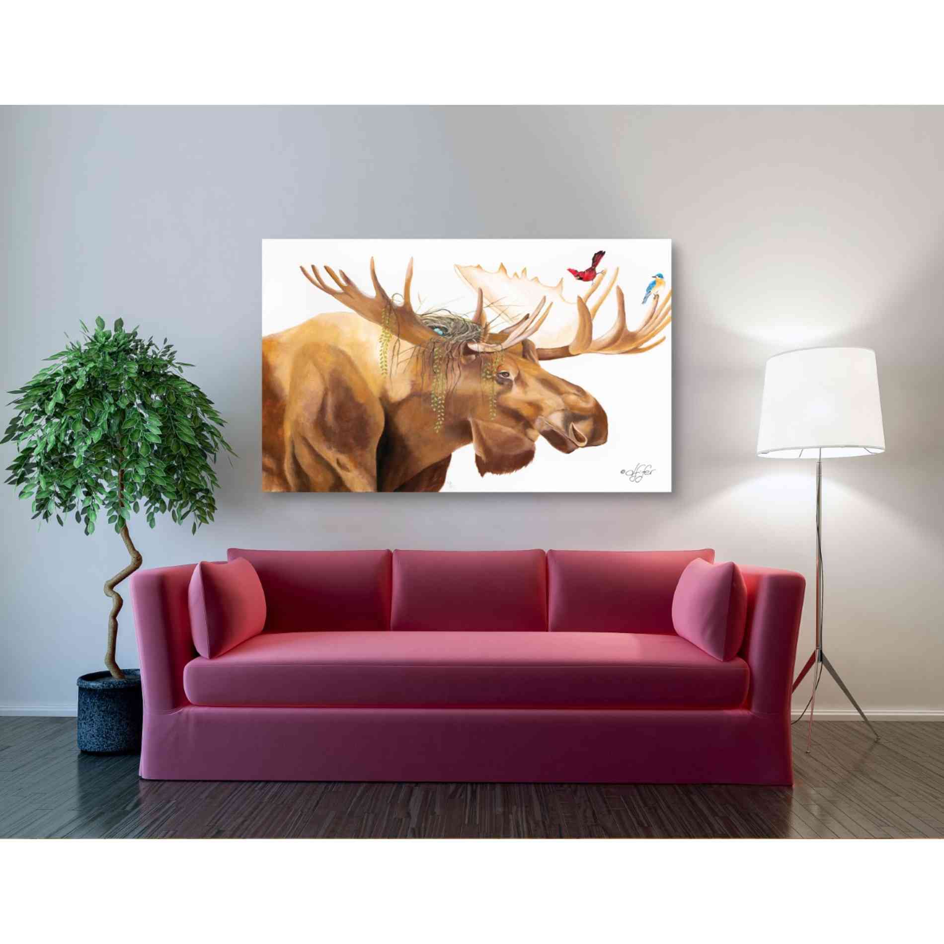 'Freeloaders' by Diane Fifer, Giclee Canvas Wall Art