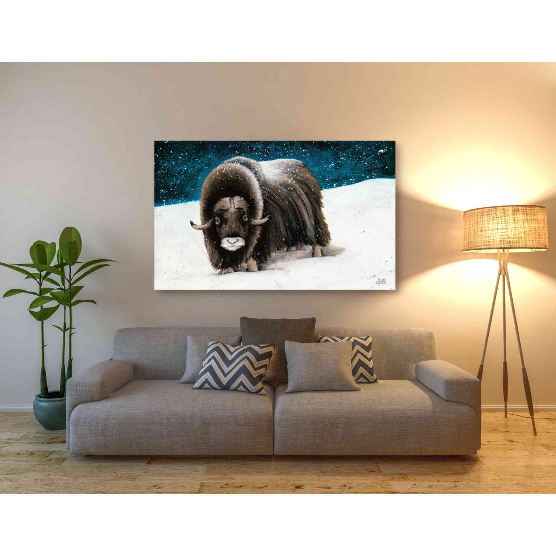 'Dressed for Winter' by Britt Hallowell, Canvas Wall Art,54 x 40