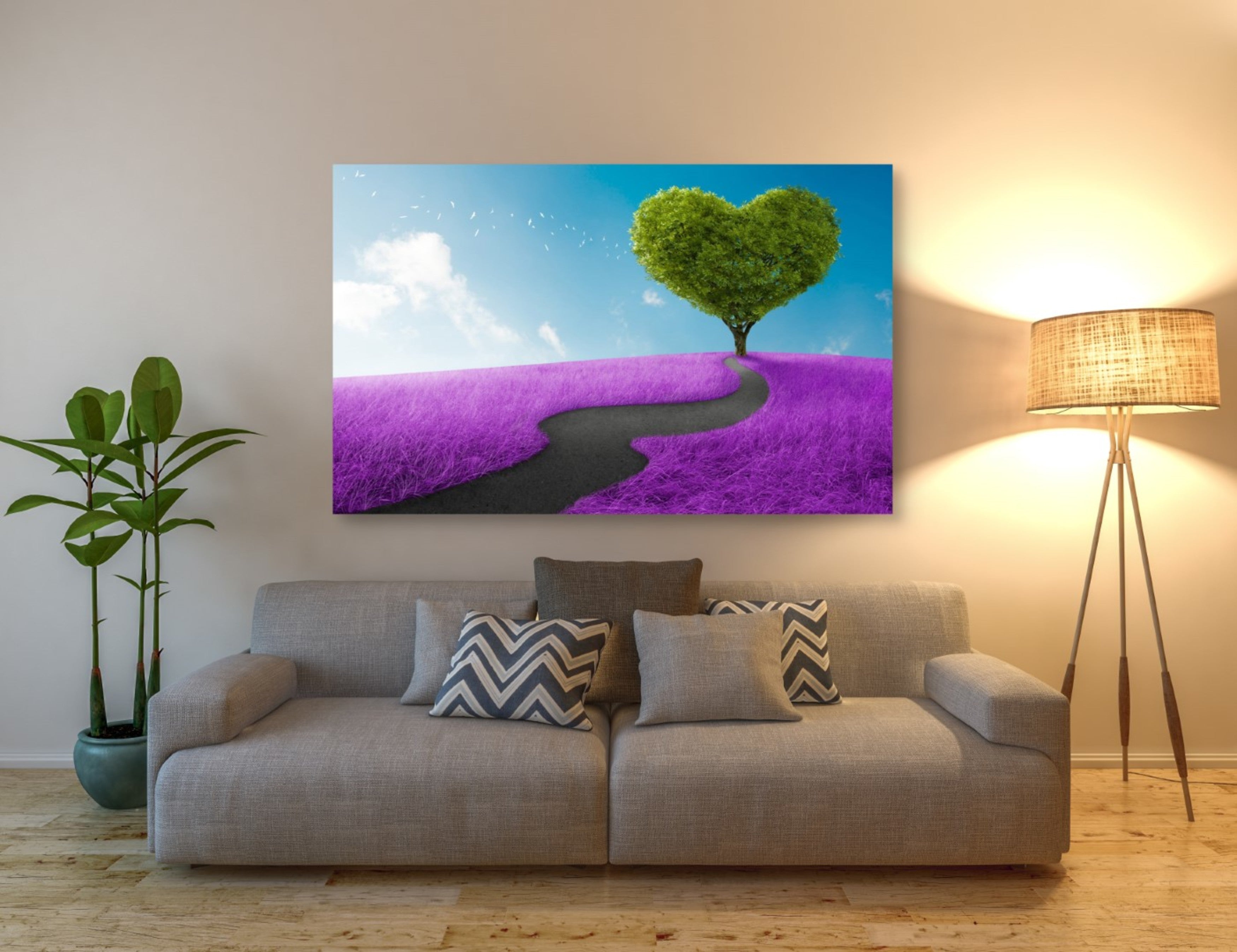 'Follow Your Heart ' Canvas Wall Art,60x40