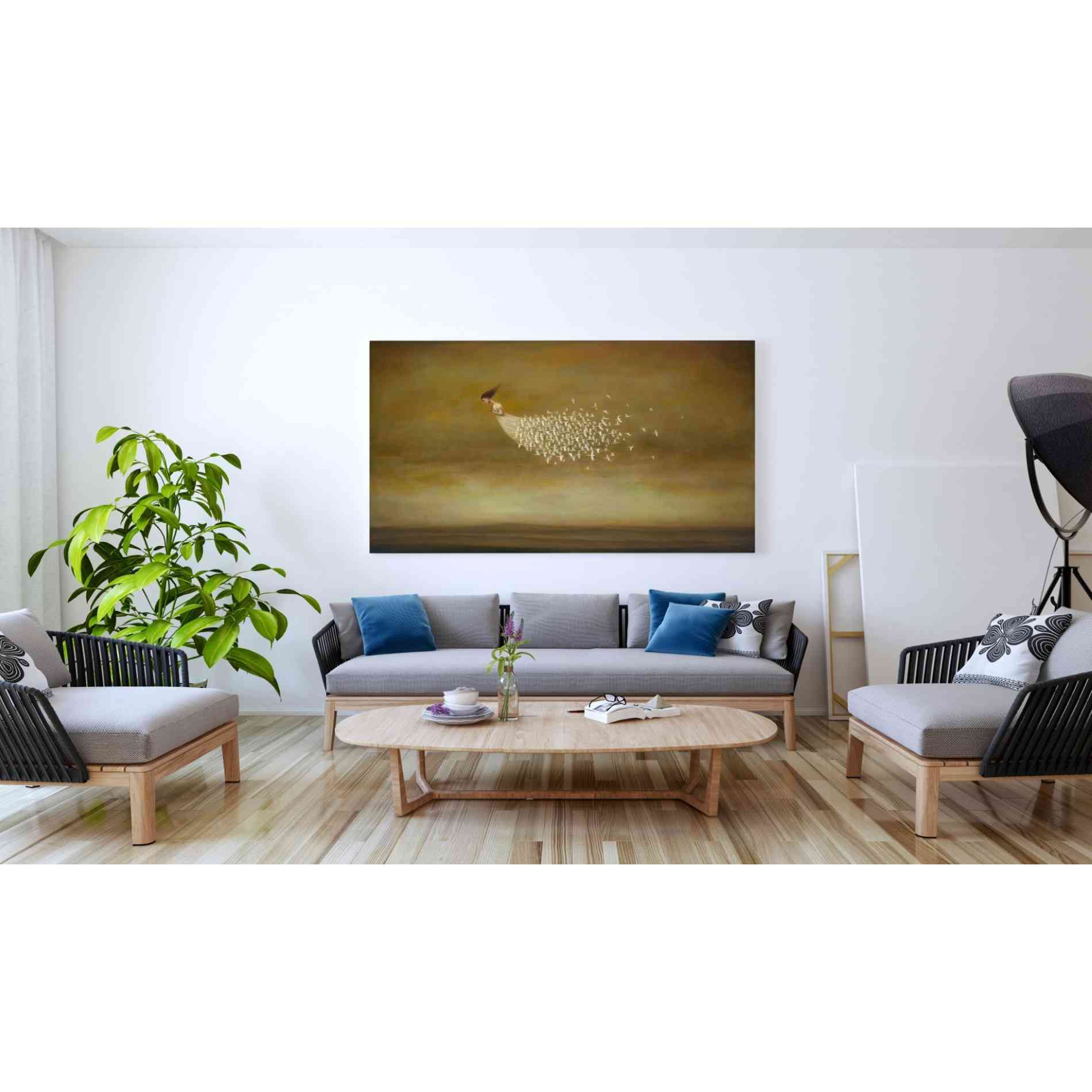 'Freeform' by Duy Huynh, Giclee Canvas Wall Art