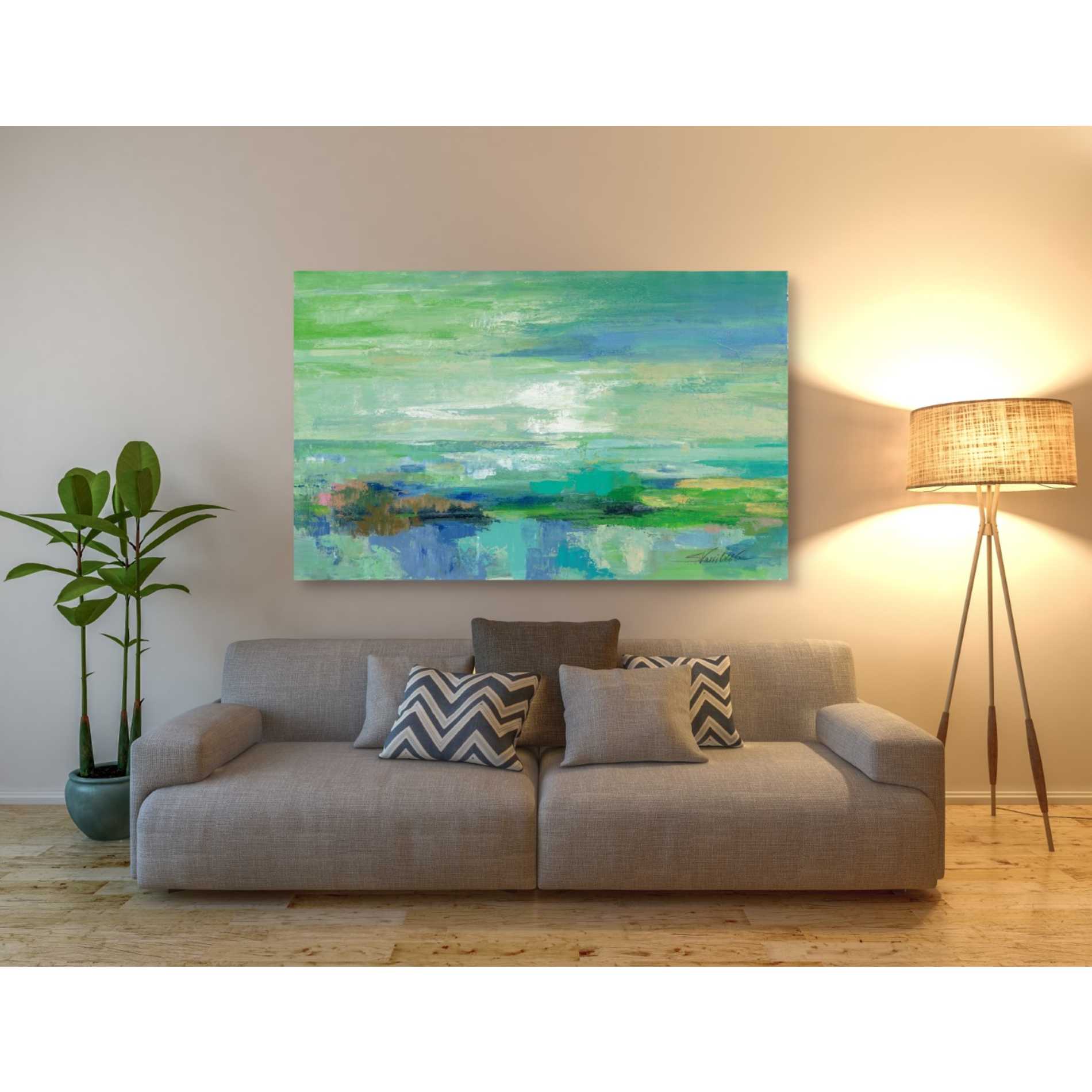 "Emerald Bay" by Silvia Vassileva, Canvas Wall Art,60 x 40