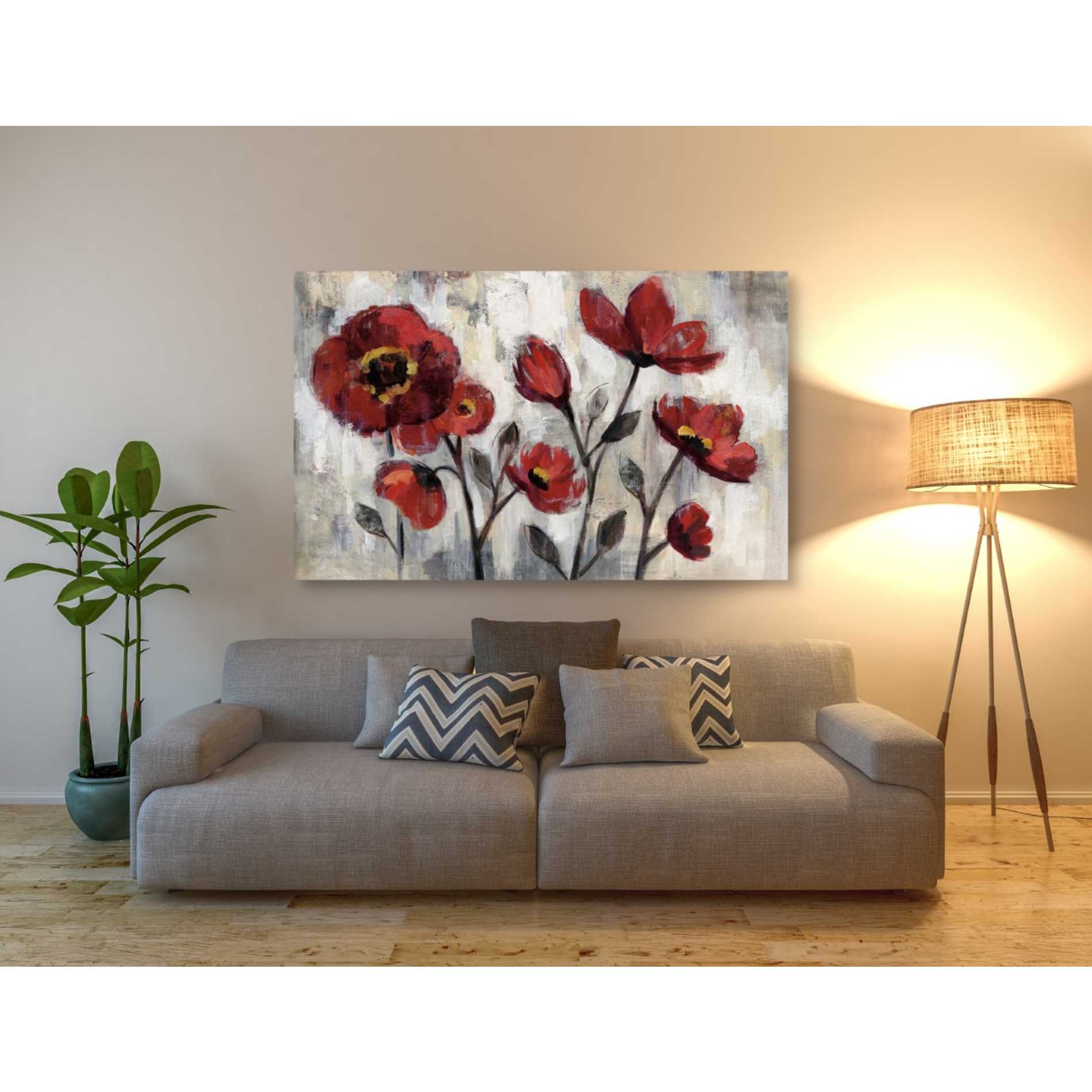 "Floral Simplicity" by Silvia Vassileva, Canvas Wall Art,60 x 40
