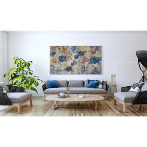 'Flowers and Fragments' by Silvia Vassileva, Canvas Wall Art,60 x 40