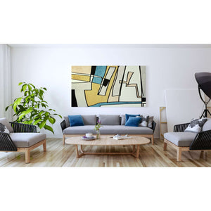 'Abstract Line Art 28' by Irena Orlov, Canvas Wall Art,60 x 40