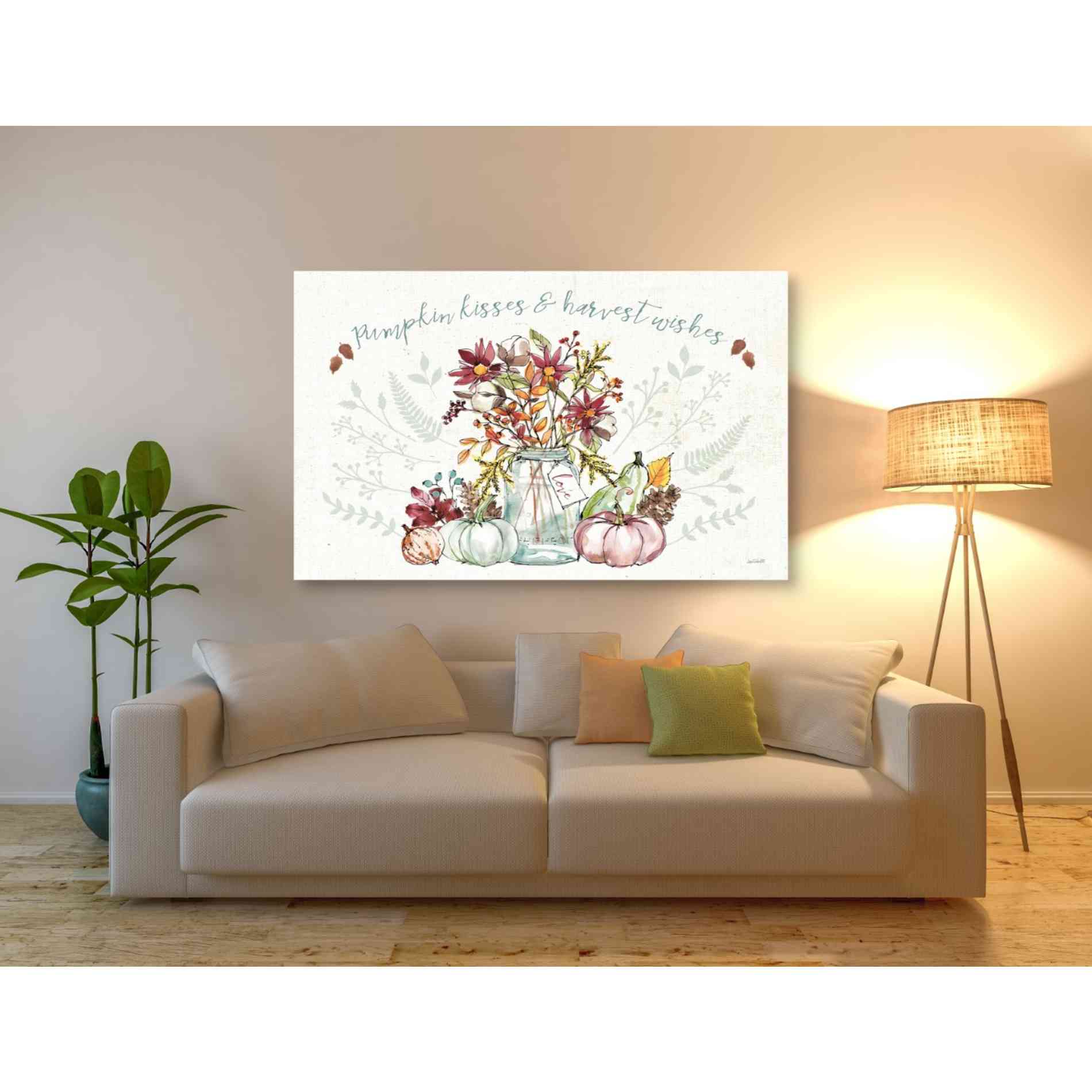 'Festive Foliage I' by Anne Tavoletti, Canvas Wall Art,60 x 40