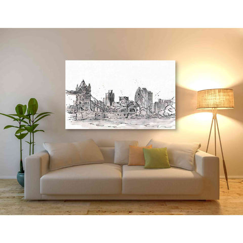 Image of 'Skyline Sketches IV' by Anne Tavoletti, Canvas Wall Art,60 x 40