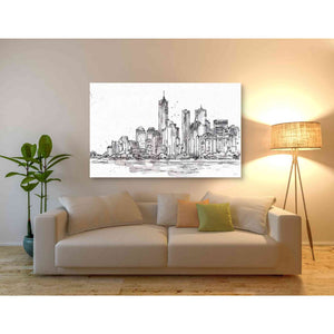 'Skyline Sketches I' by Anne Tavoletti, Canvas Wall Art,60 x 40