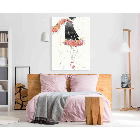 Image of 'Floral Fashion IV' by Anne Tavoletti, Canvas Wall Art,40 x 60