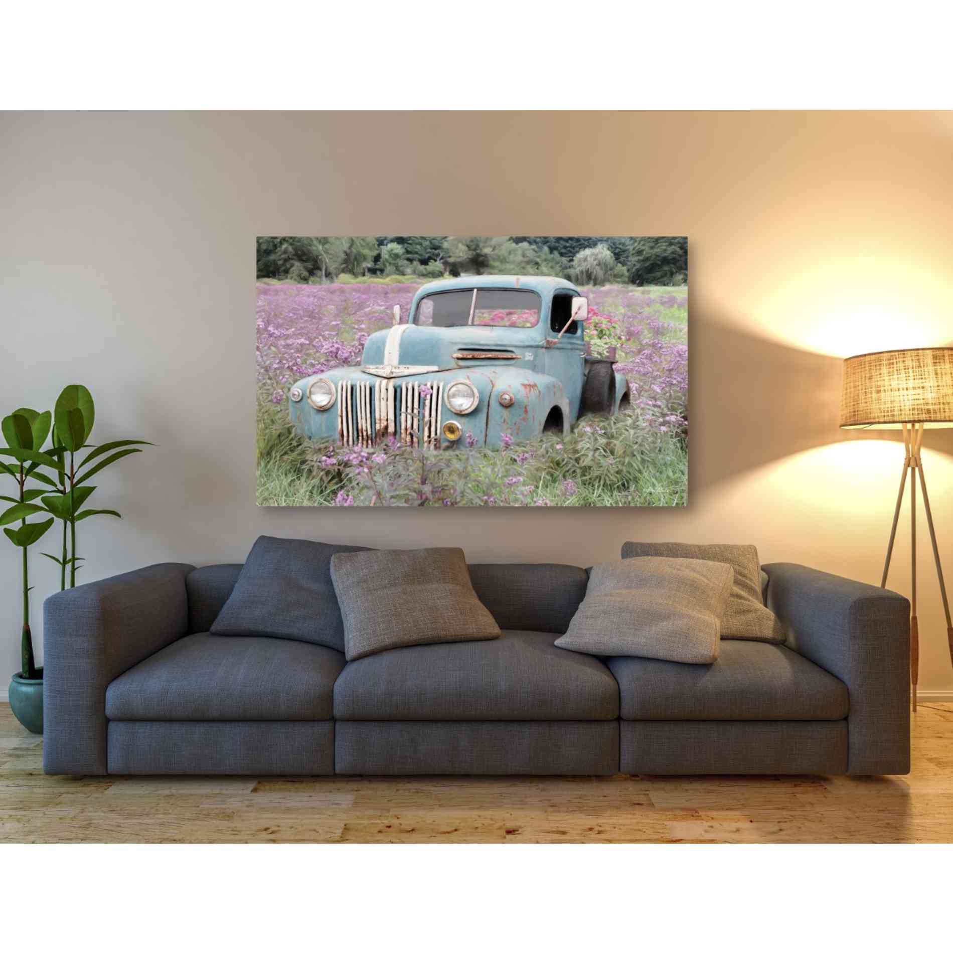 'Truckload of Happiness' by Lori Deiter, Canvas Wall Art,60 x 40