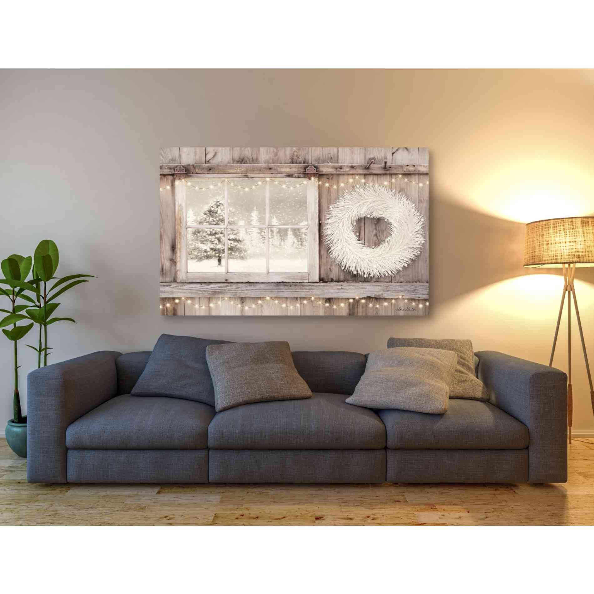 'Winter White View' by Lori Deiter, Canvas Wall Art,60 x 40