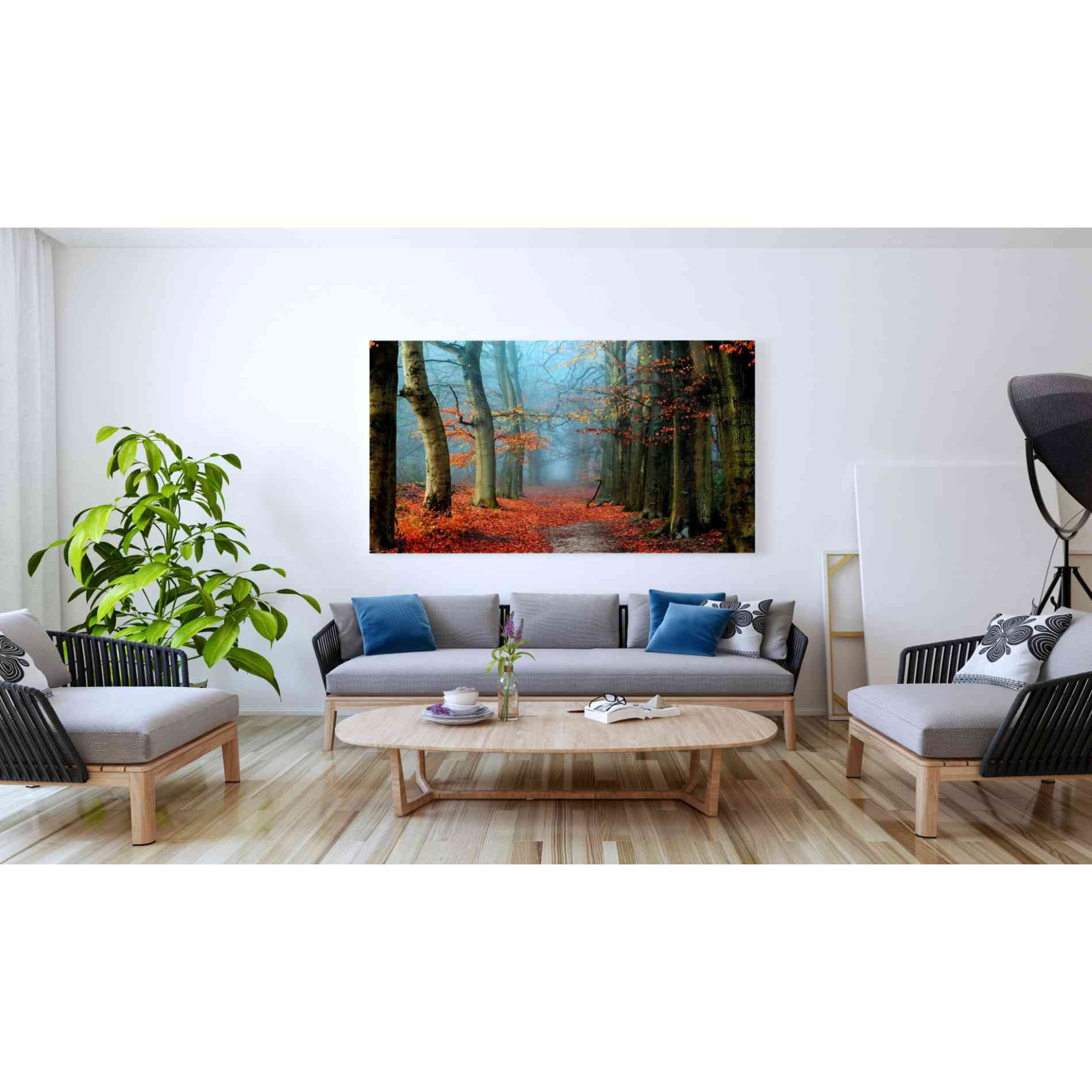 'Bussum in Fall' by Lars van de Goor, Giclee Canvas Wall Art
