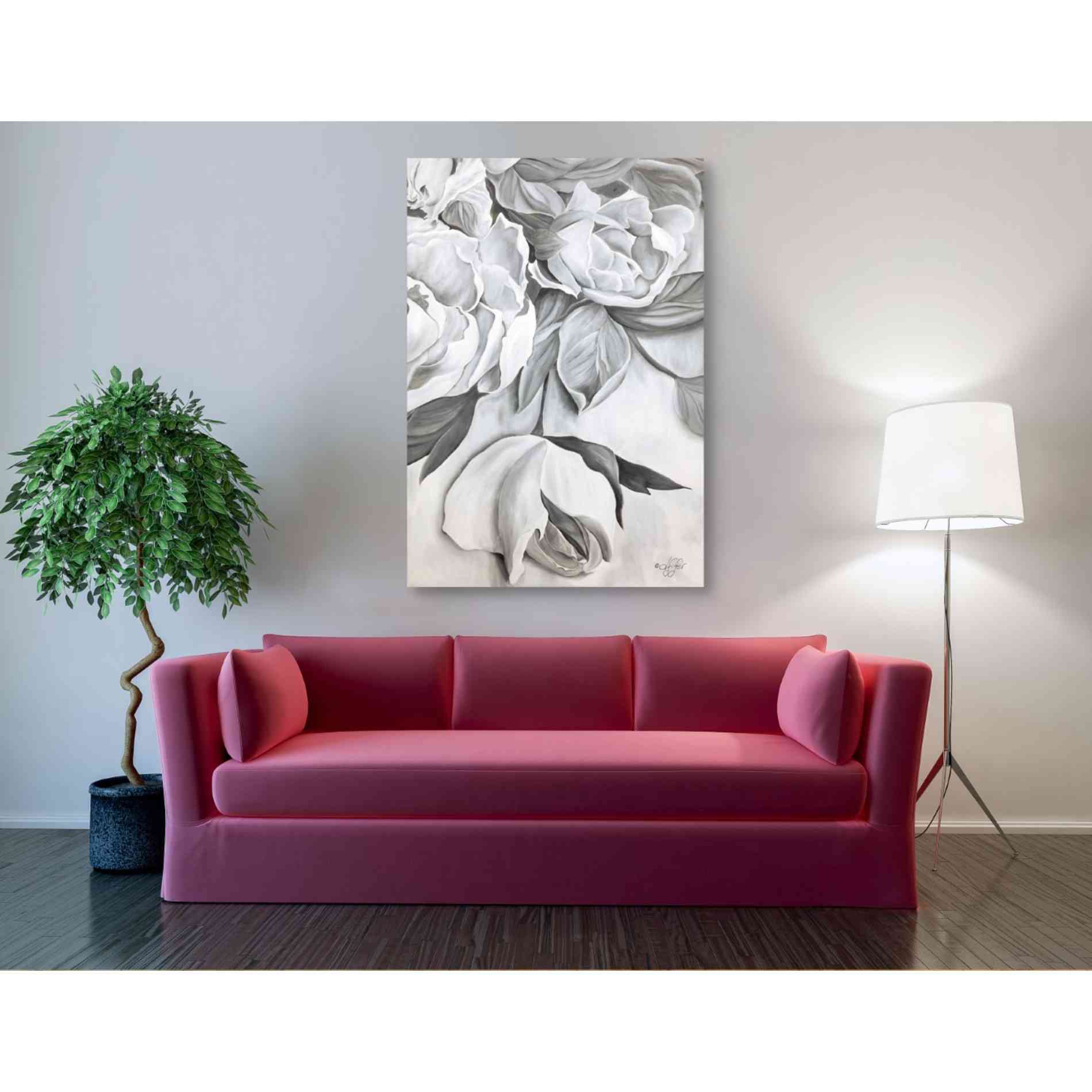 'Rosie' by Diane Fifer, Giclee Canvas Wall Art