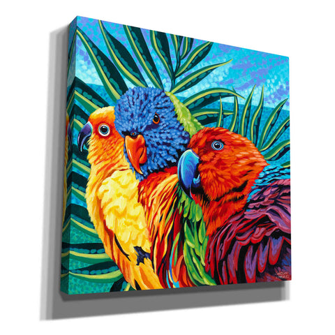 Image of 'Birds in Paradise I' by Carolee Vitaletti, Giclee Canvas Wall Art