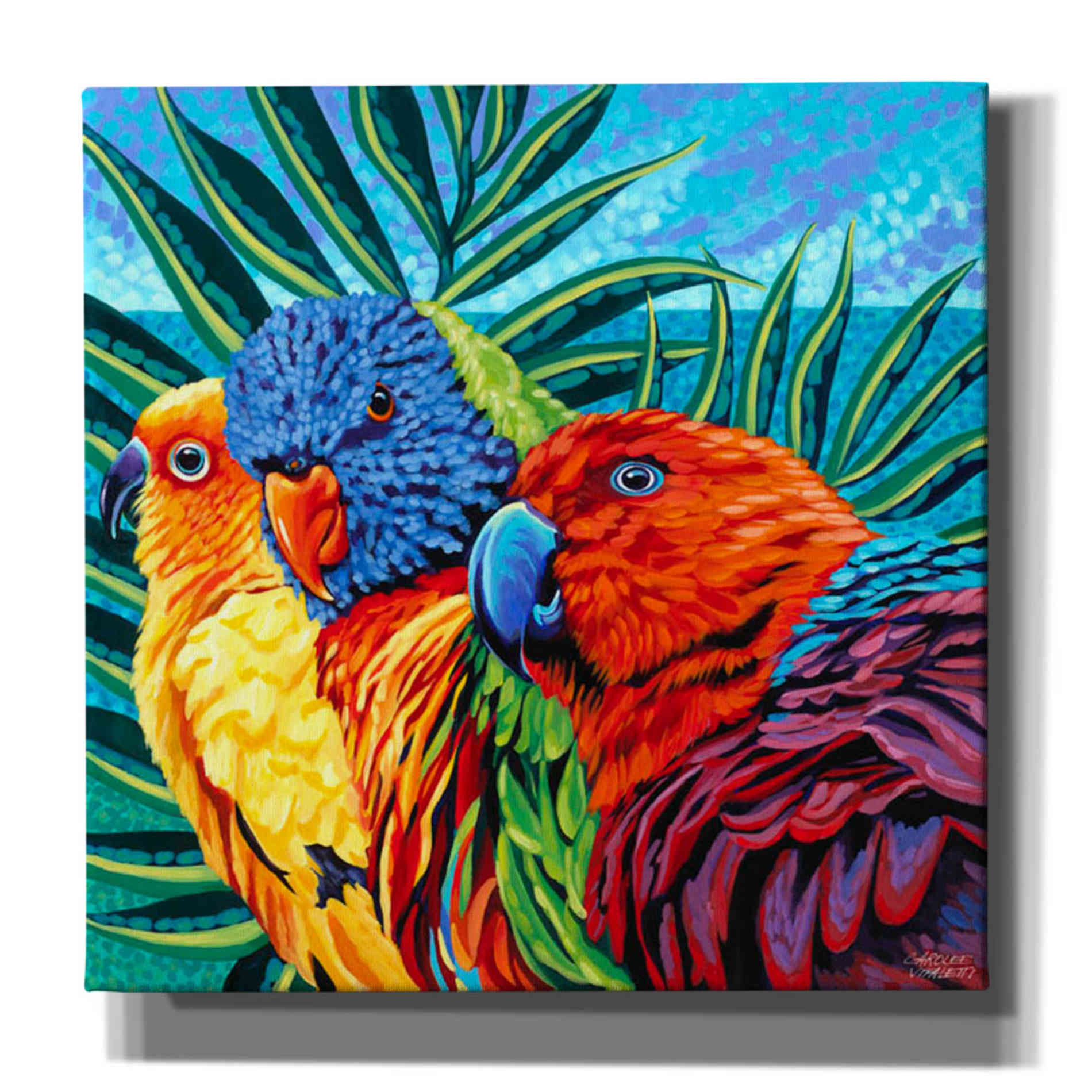 'Birds in Paradise I' by Carolee Vitaletti, Giclee Canvas Wall Art
