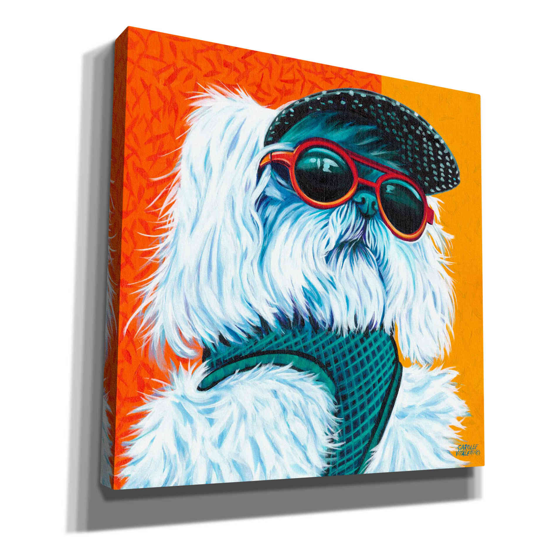 'Cute Pups IV' by Carolee Vitaletti, Giclee Canvas Wall Art