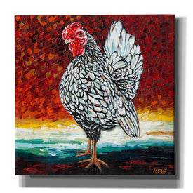 'Fancy Chicken II' by Carolee Vitaletti, Giclee Canvas Wall Art