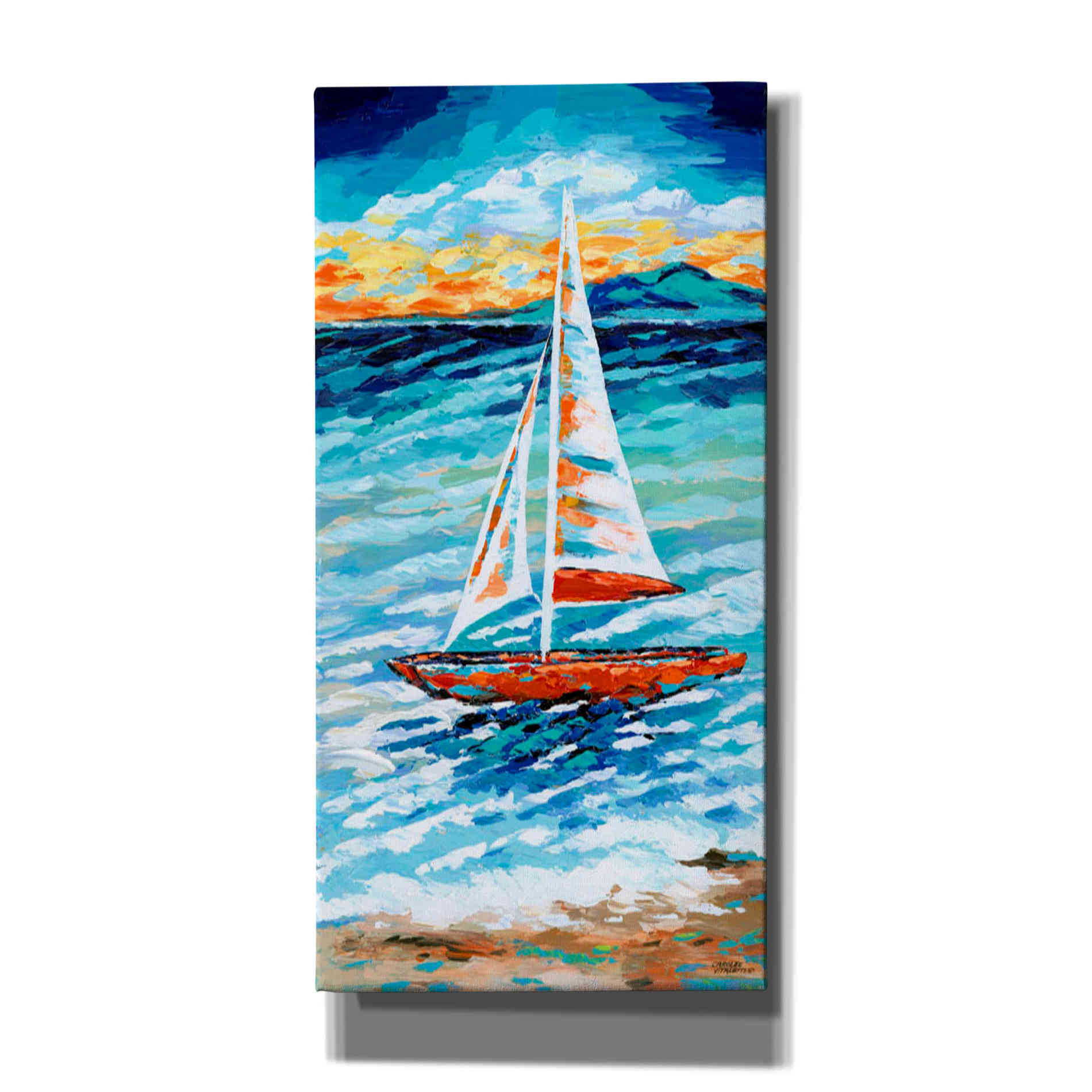 'Wind in my Sail II' by Carolee Vitaletti, Giclee Canvas Wall Art