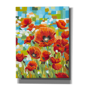 'Vivid Poppies I' by Carolee Vitaletti, Giclee Canvas Wall Art