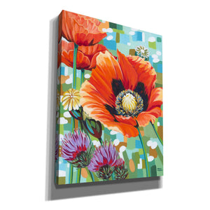 'Vivid Poppies II' by Carolee Vitaletti, Giclee Canvas Wall Art