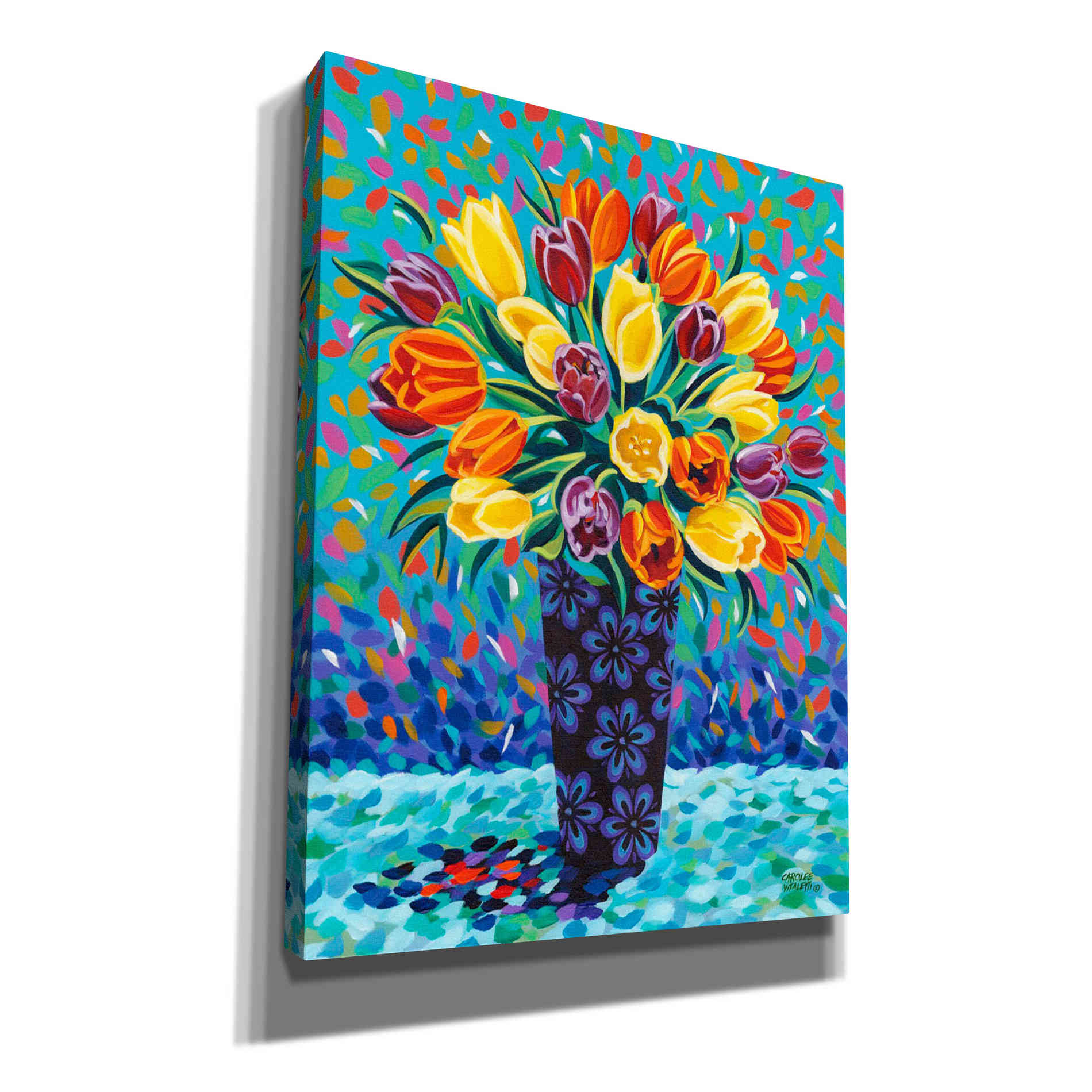 'Bouquet Celebration II' by Carolee Vitaletti, Giclee Canvas Wall Art