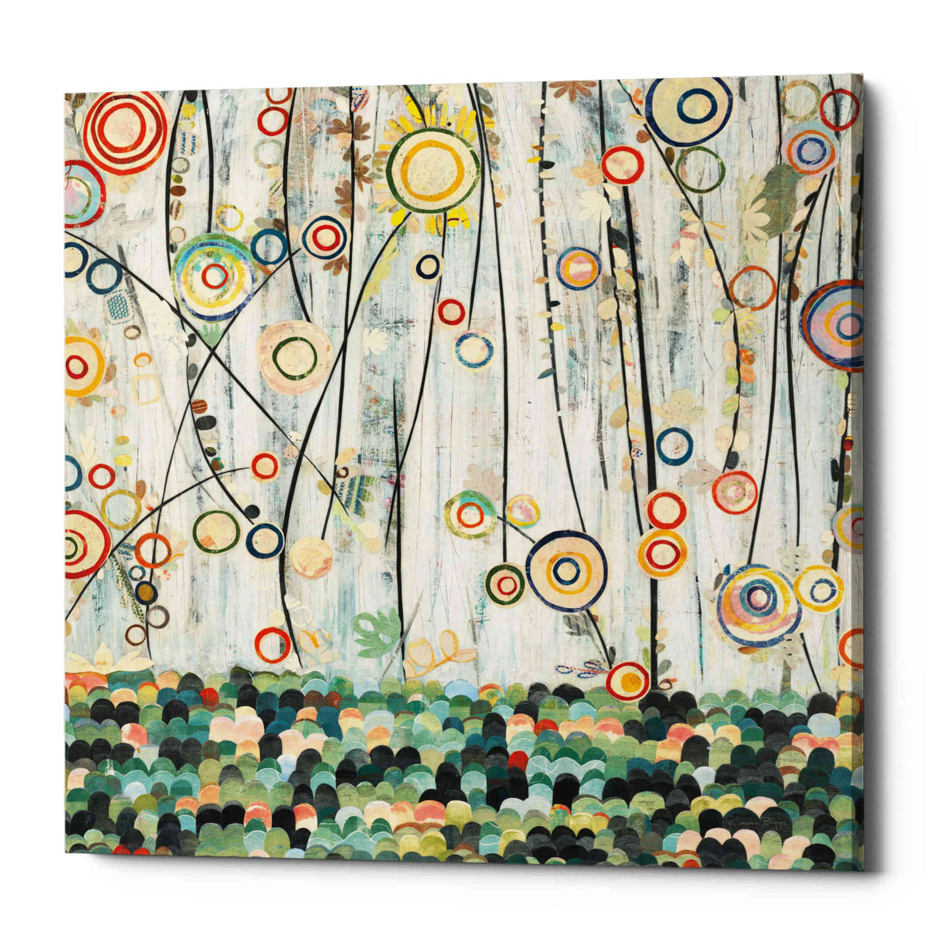 'Blooming Meadow' by Candra Boggs, Canvas Wall Art