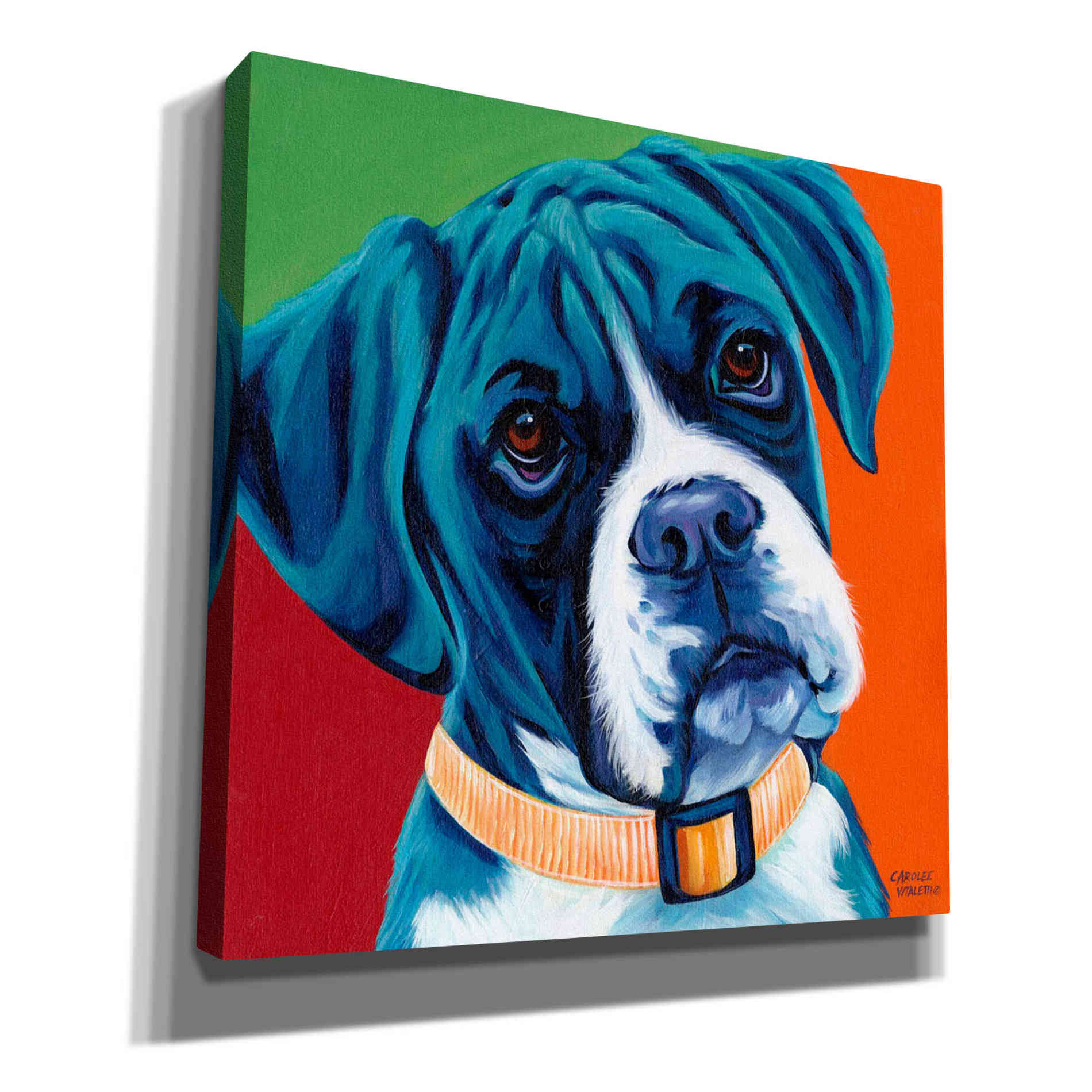'Cute Pups I' by Carolee Vitaletti Giclee Canvas Wall Art