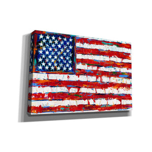 'Dramatic Stars & Stripes' by Carolee Vitaletti Giclee Canvas Wall Art