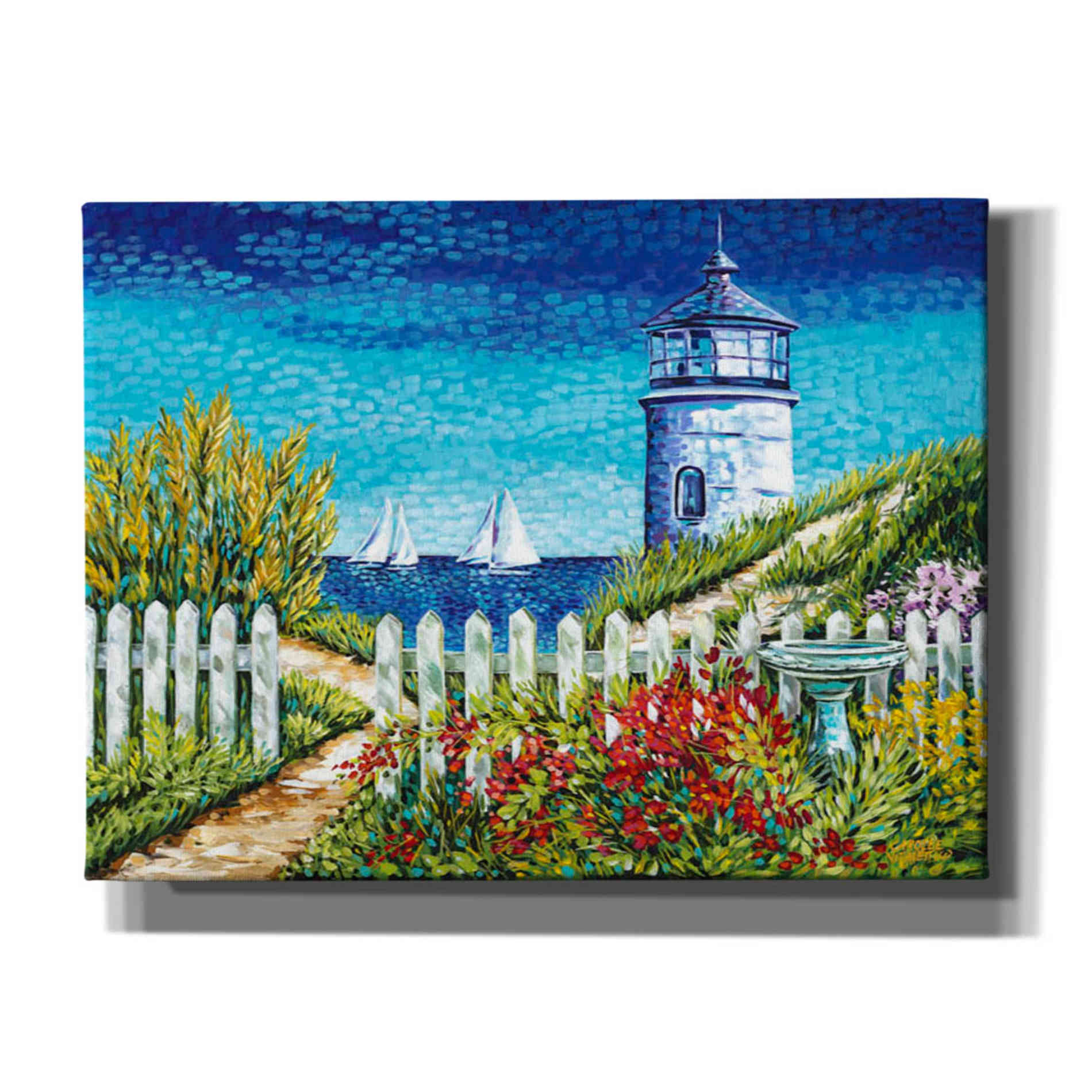 'Lighthouse Retreat I' by Carolee Vitaletti Giclee Canvas Wall Art