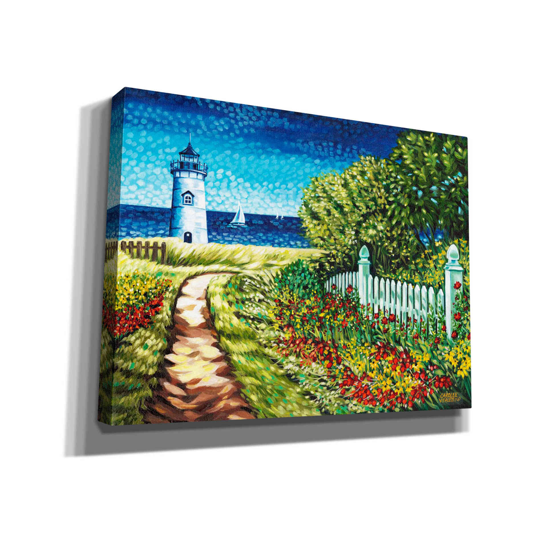 'Lighthouse Retreat II' by Carolee Vitaletti Giclee Canvas Wall Art