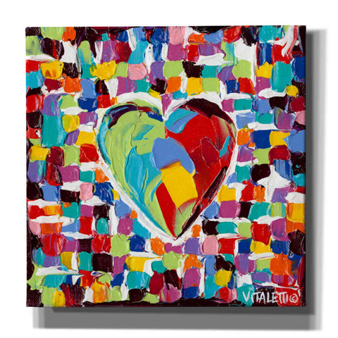 Image of 'Mosaic Heart I' by Carolee Vitaletti Giclee Canvas Wall Art