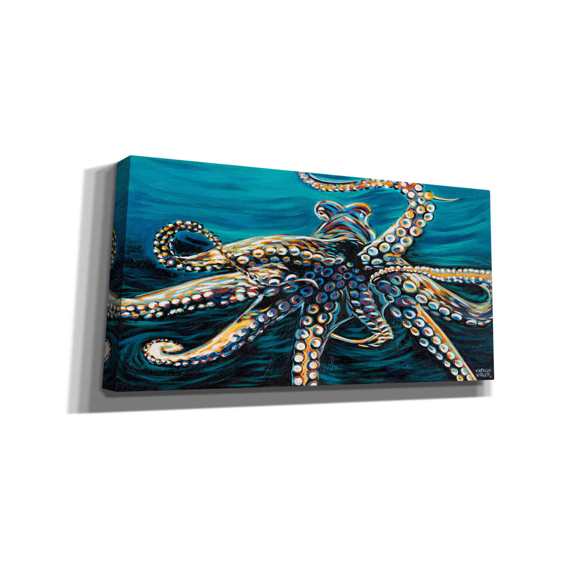 'Wild Octopus II' by Carolee Vitaletti Giclee Canvas Wall Art