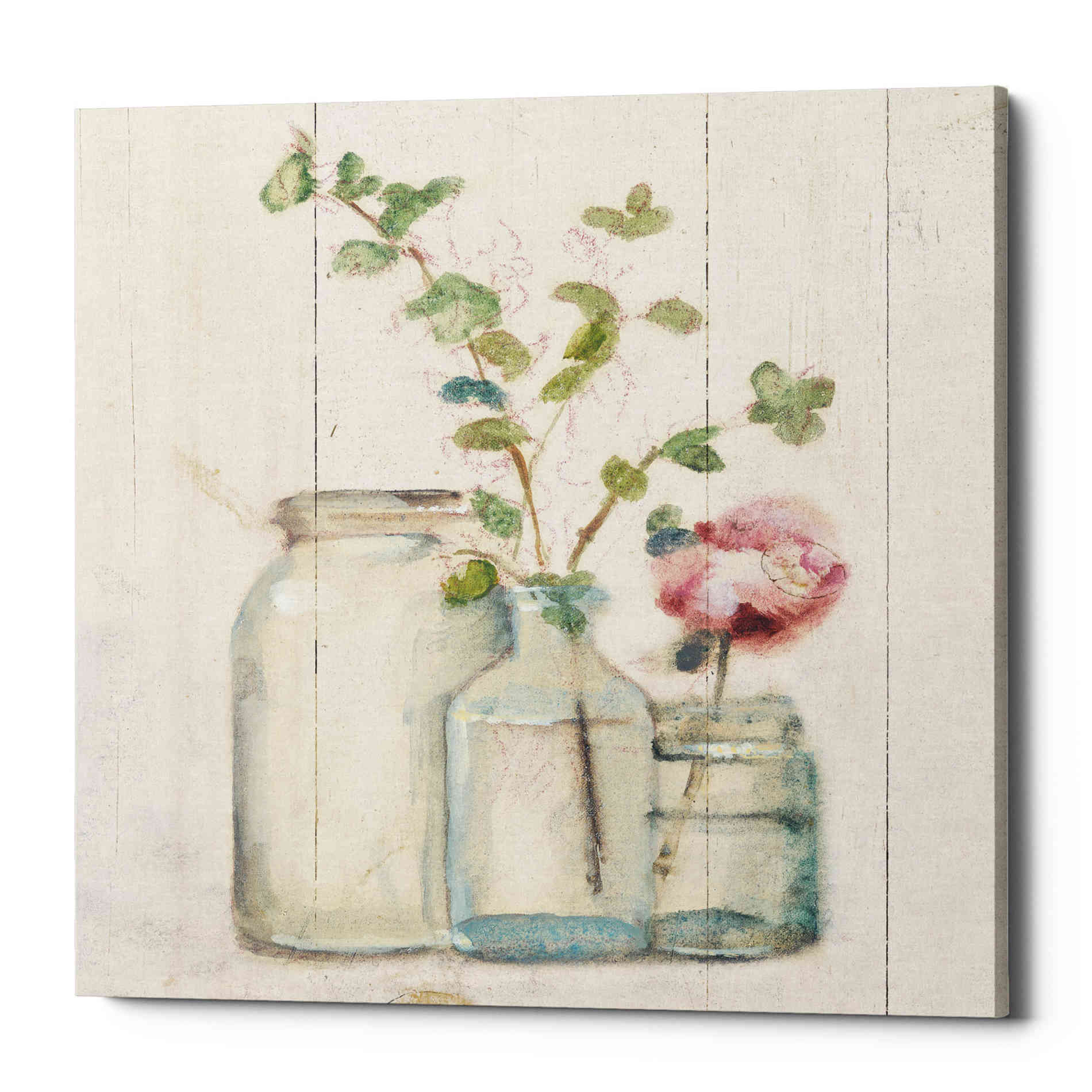 'Blossoms on Birch IV' by Cheri Blum, Canvas Wall Art