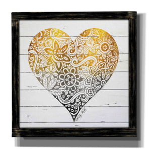 'Zen Season's Greeting Heart' by Cindy Jacobs, Giclee Canvas Wall Art