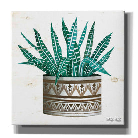 'Mud Cloth Vase V' by Cindy Jacobs, Giclee Canvas Wall Art