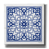 'Blue Tile V' by Cindy Jacobs, Canvas Wall Art,Size 1 Square