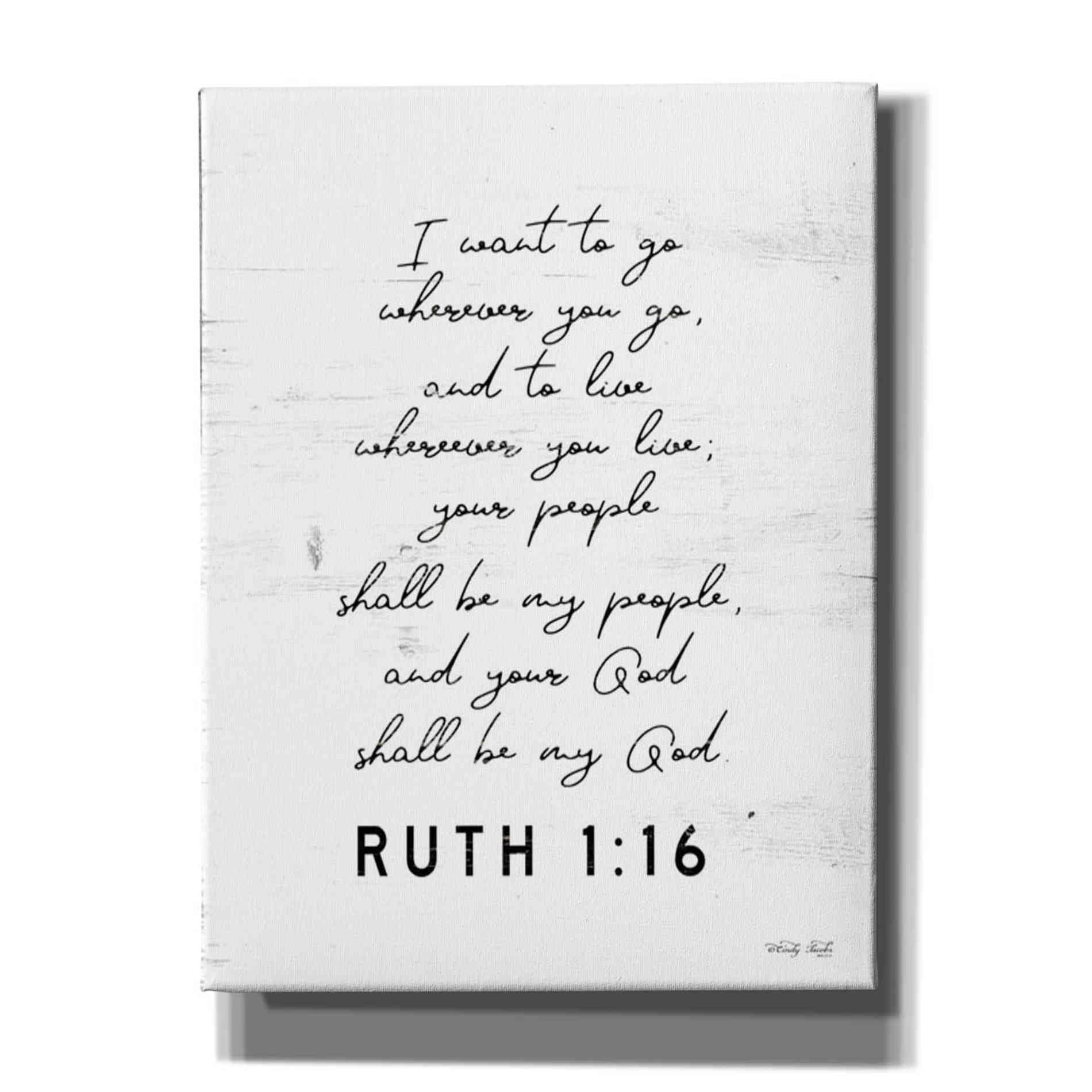 'Ruth 1' by Cindy Jacobs, Giclee Canvas Wall Art