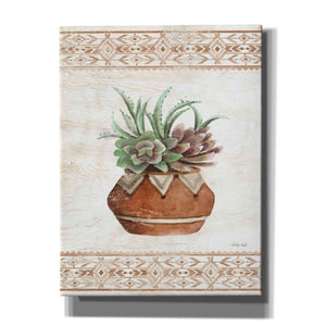 'Southwest Terracotta Succulents II' by Cindy Jacobs, Giclee Canvas Wall Art
