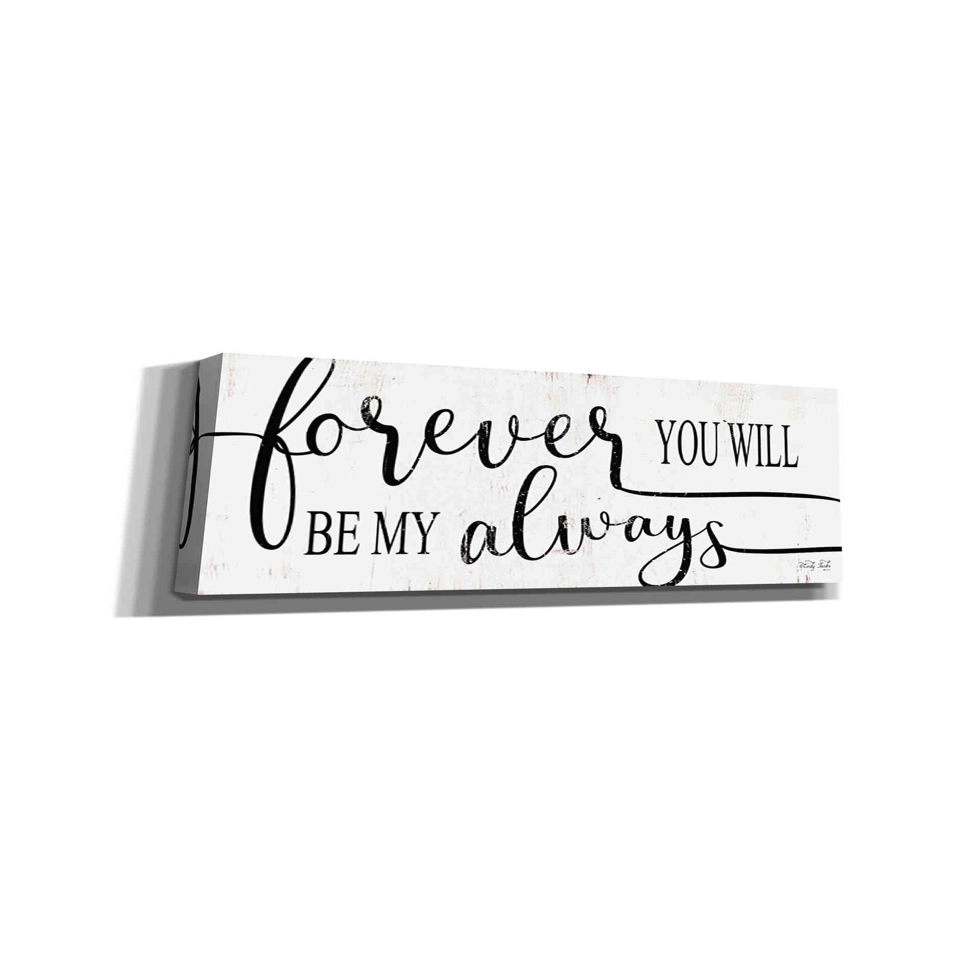 'You Will Be' by Cindy Jacobs, Canvas Wall Art,Size 3 Landscape