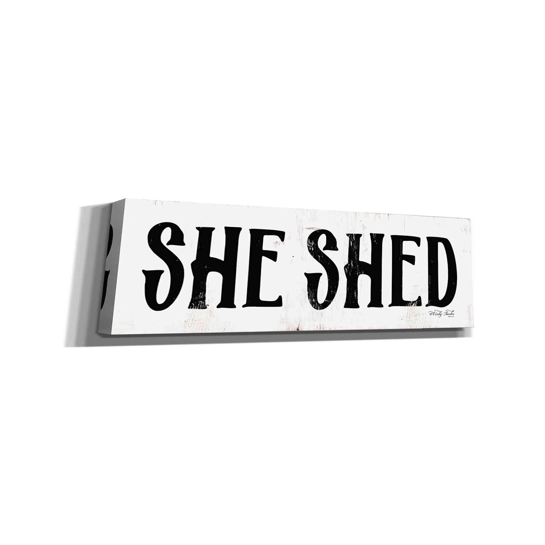 'She Shed' by Cindy Jacobs, Giclee Canvas Wall Art