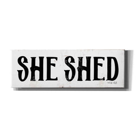'She Shed' by Cindy Jacobs, Canvas Wall Art,Size 3 Landscape