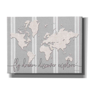 'Fly Dream Discover Explore' by Cindy Jacobs, Canvas Wall Art,Size C Landscape