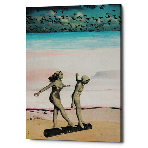 Image of 'BEACH GIRLS' by DB Waterman, Giclee Canvas Wall Art